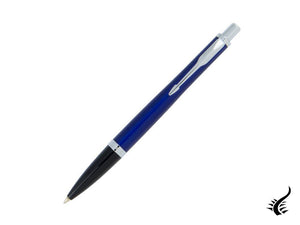 Parker Urban Ballpoint Pen, Lacquer, Chrome Trim, Blue, 1931581