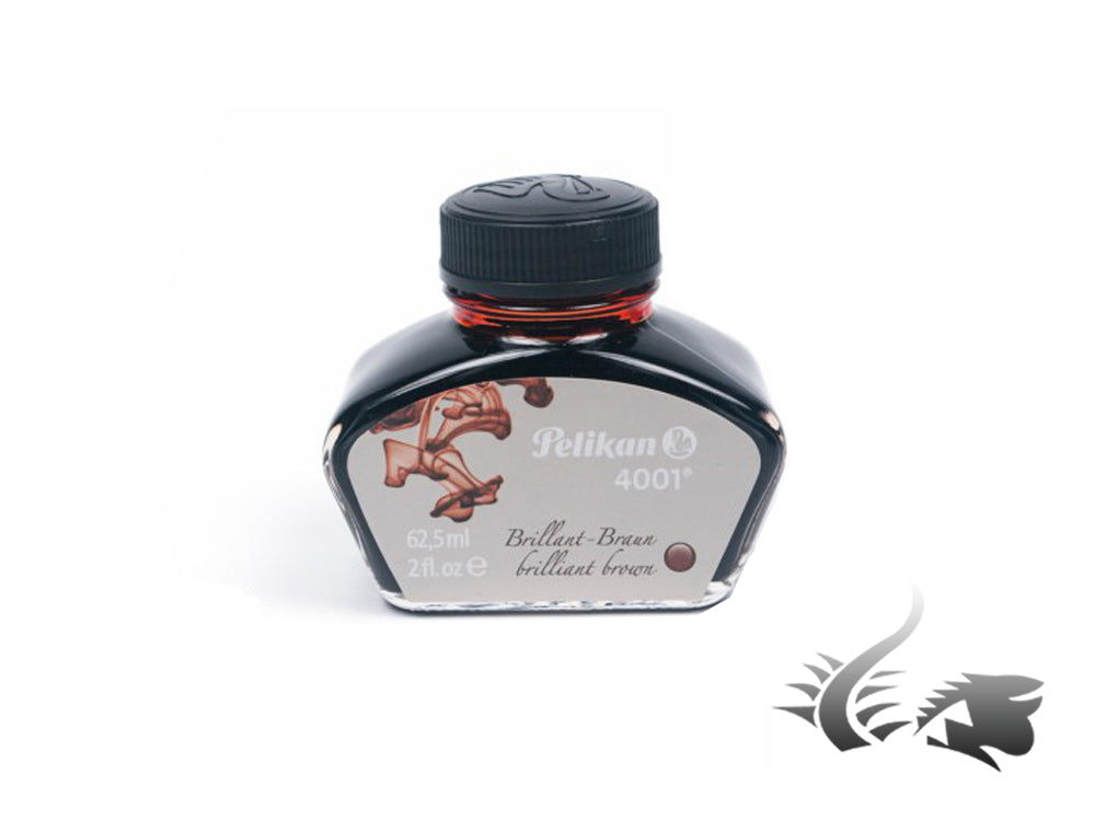 Bouteille d'encre Pelikan 4001, 62,5 ml, brun brillant, 329185