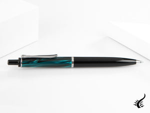 Stylo à bille Pelikan Classic 205 Petrol-Marbled, bleu, résine, 818469