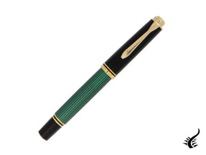 Pelikan Fountain Pen Souverän M 600, Black & Green, 980029