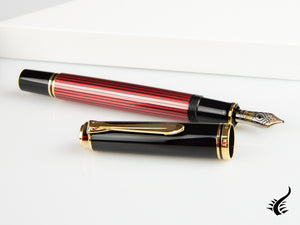 Pelikan Fountain Pen Souverän M 600 - Black & Red, 928697