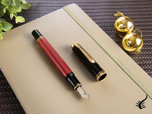 Pelikan Fountain Pen Souverän M 600 - Black & Red, 928697