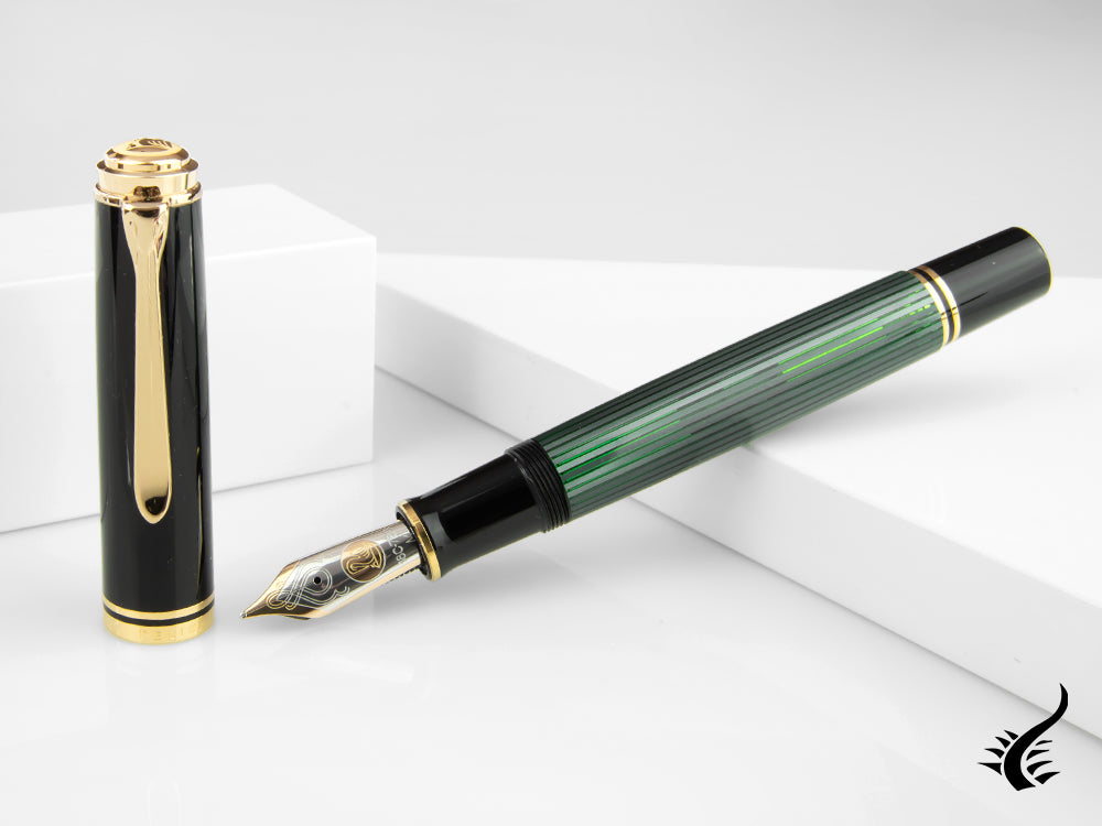 Pelikan Stylo Plume Souverän M1000 - Noir &amp; Vert, 987594