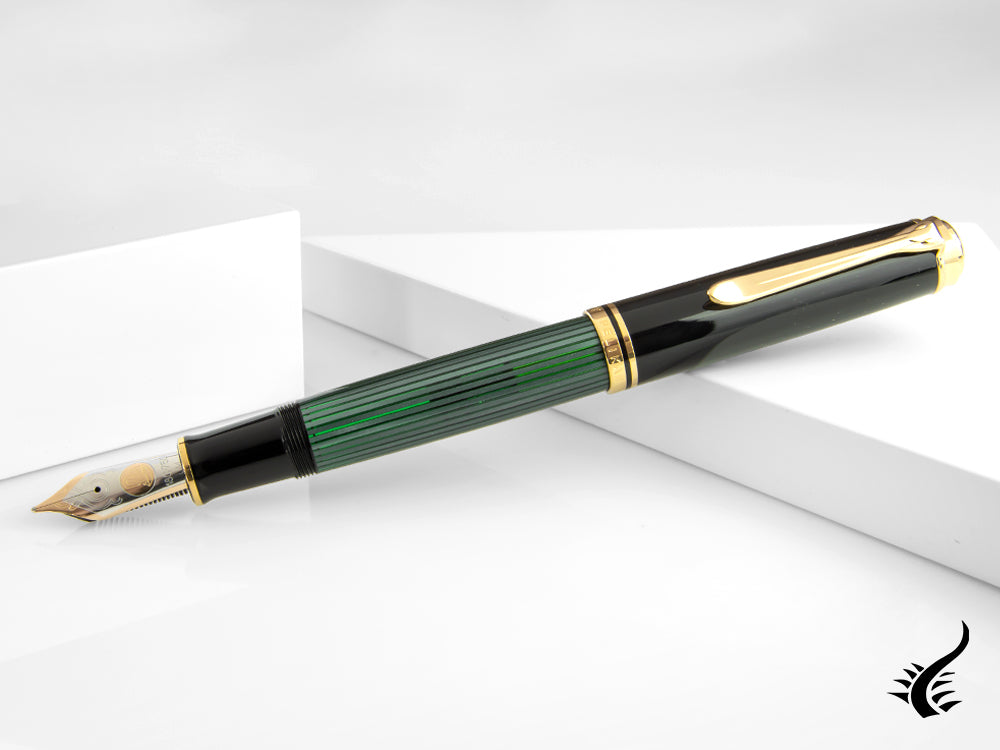 Pelikan Fountain Pen Souverän M1000 - Black & Green, 987594