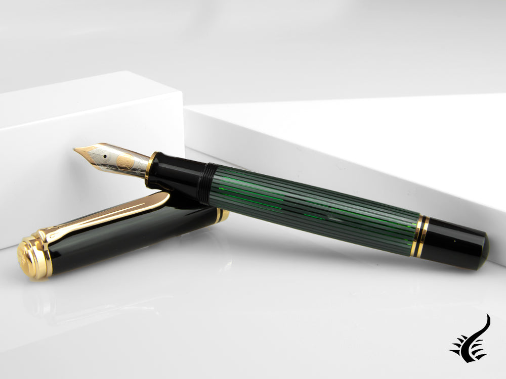 Pelikan Fountain Pen Souverän M1000 - Black & Green, 987594