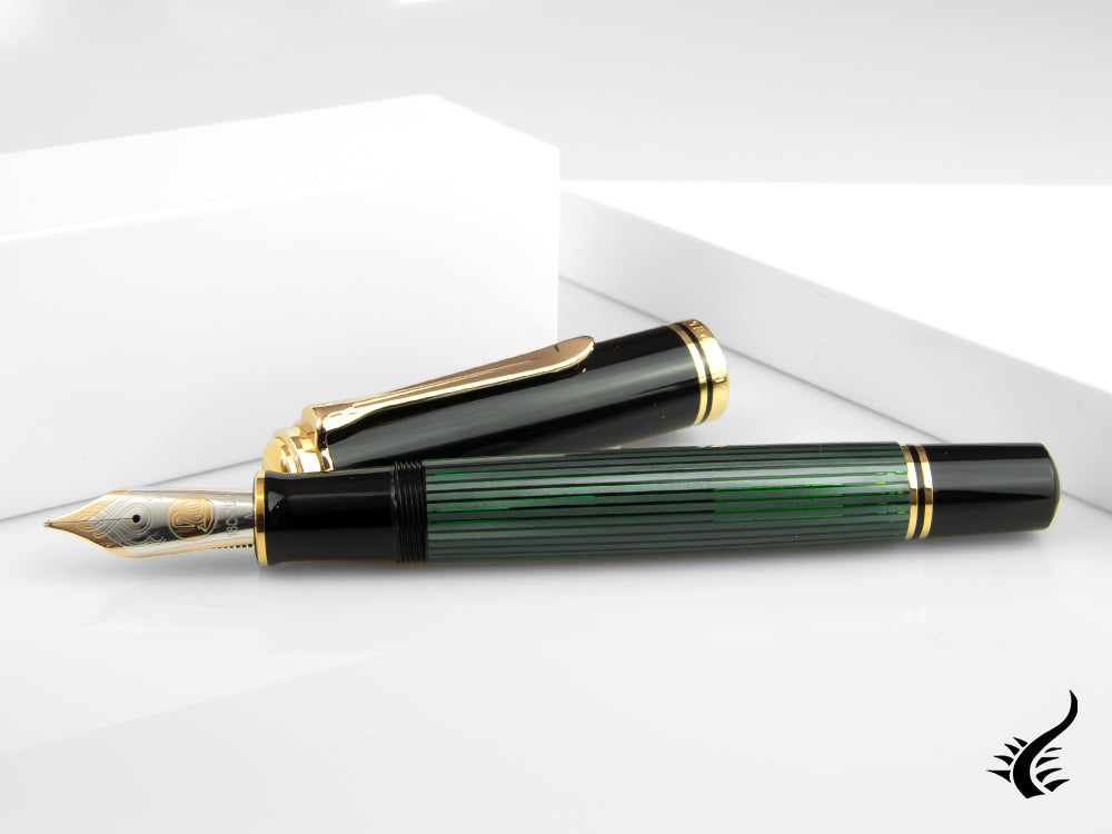 Pelikan Fountain Pen Souverän M1000 - Black & Green, 987594