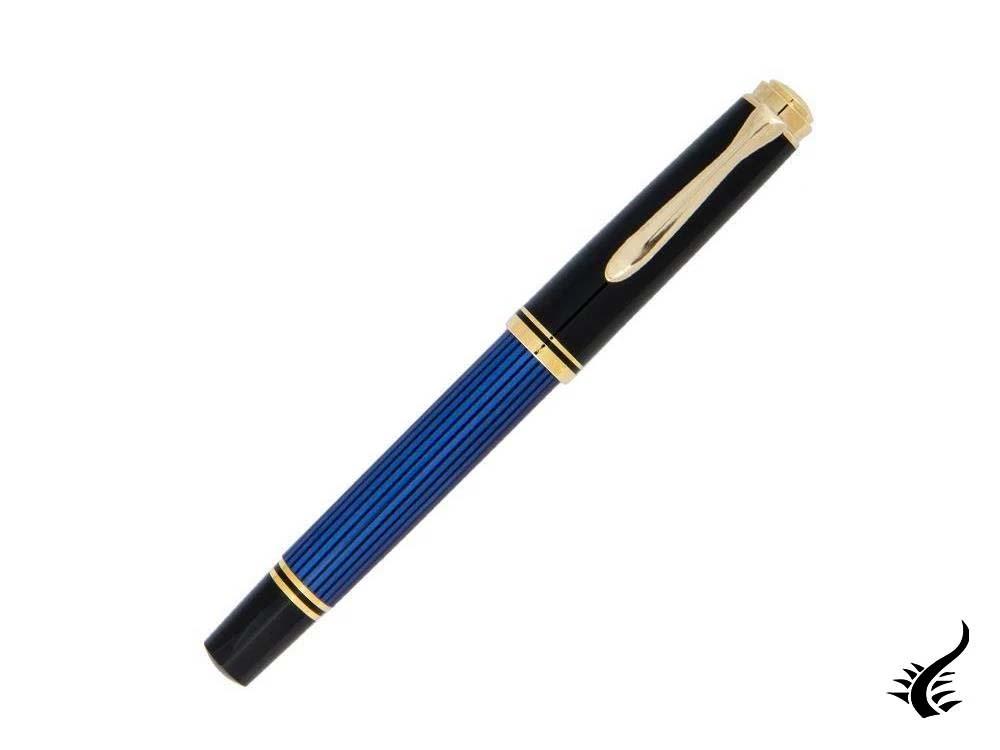 Pelikan Fountain Pen Souverän M400 - Black & Blue - 14k Gold Nib, 994947