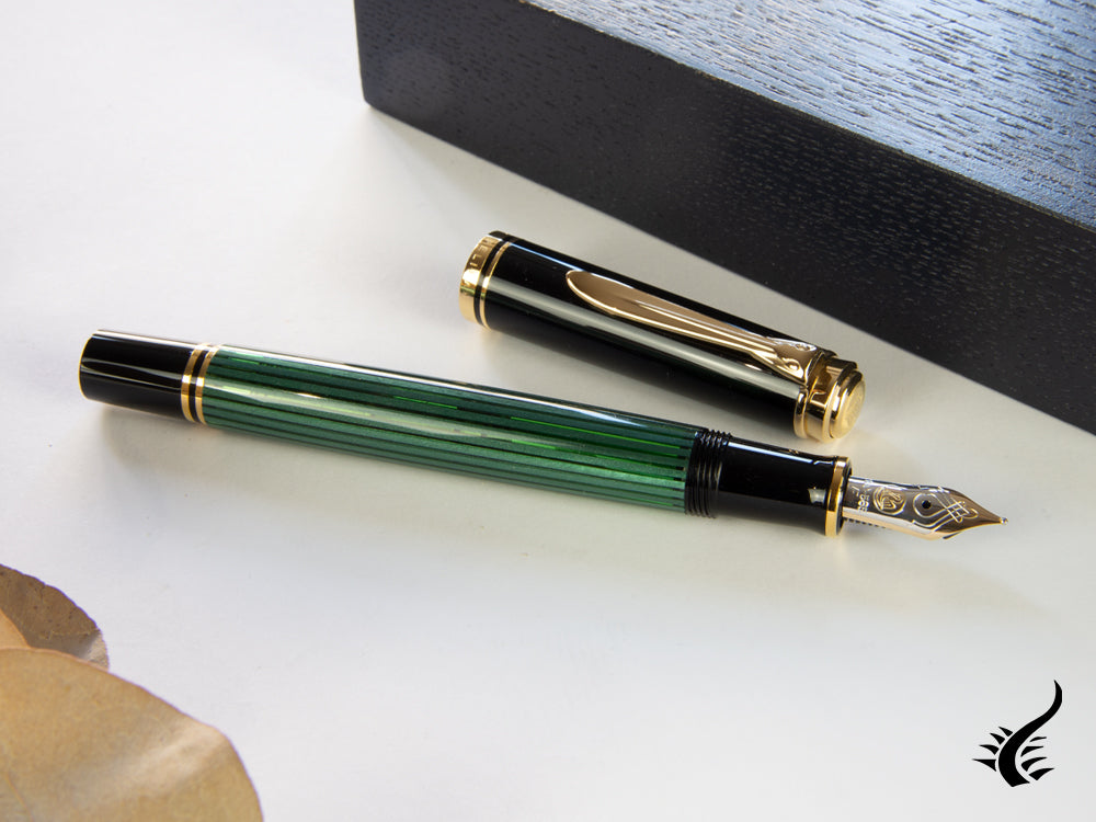 Pelikan Stylo Plume Souverän M400 - Noir &amp; Vert, 994863