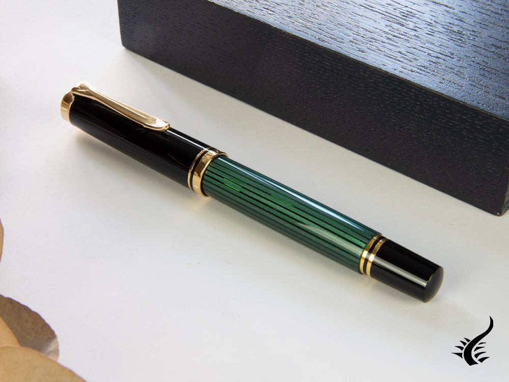 Pelikan Stylo Plume Souverän M400 - Noir &amp; Vert, 994863