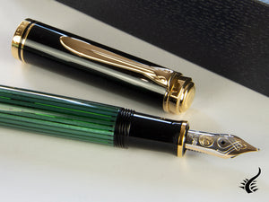 Pelikan Stylo Plume Souverän M400 - Noir &amp; Vert, 994863