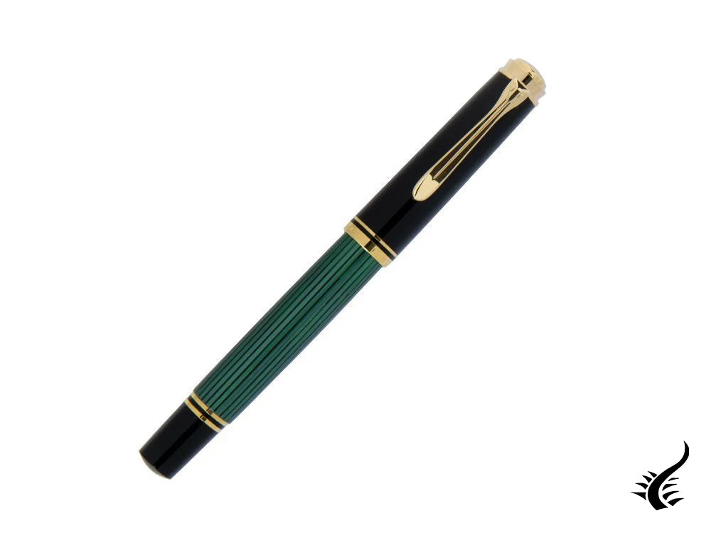 Pelikan Fountain Pen Souverän M400 - Black & Green, 994863