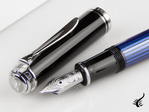 Pelikan Fountain Pen Souverän M405 - Black & Blue, 932822