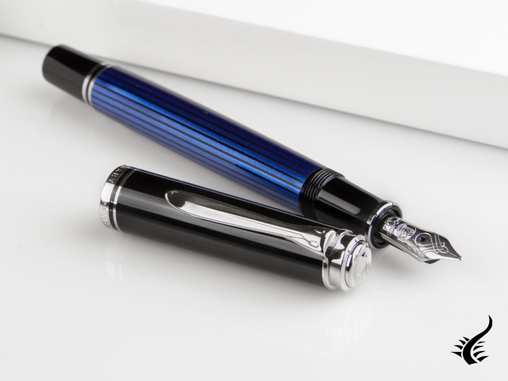 Pelikan Fountain Pen Souverän M405 - Black & Blue, 932822