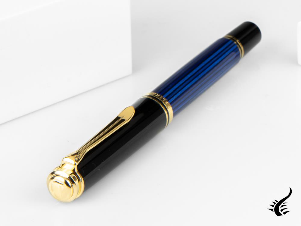 Pelikan Stylo Plume Souverän M600, Noir &amp; Bleu, 995324