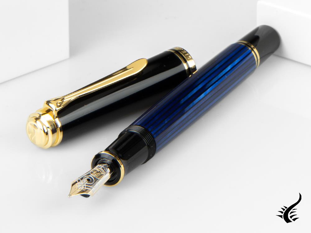 Pelikan Fountain Pen Souverän M600, Black & Blue, 995324