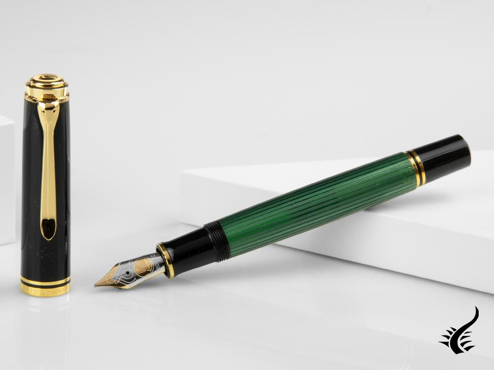 Pelikan Fountain Pen Souverän M800 - Black/Green, 995712