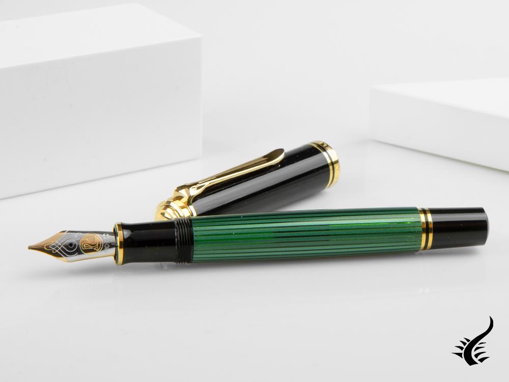 Pelikan Fountain Pen Souverän M800 - Black/Green, 995712