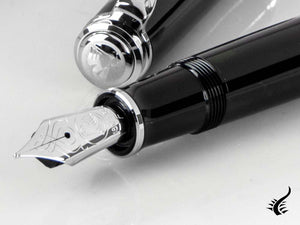 Stylo plume Pelikan Souverän M805 Noir- Plaqué argent, 925446