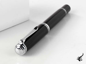 Pelikan Fountain Pen Souverän M805 Black- Silver Plated, 925446