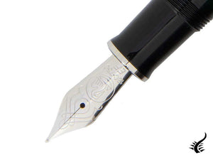 Pelikan Fountain Pen Souverän M805 Black- Silver Plated, 925446