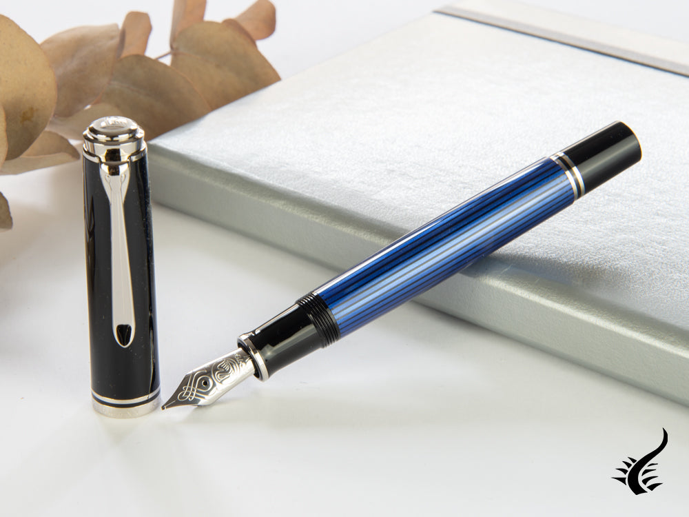 Pelikan Fountain Pen Souverän M805 Series - Black/Blue, 933630