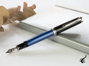 Pelikan Fountain Pen Souverän M805 Series - Black/Blue, 933630