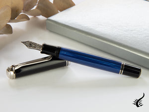 Pelikan Stylo plume Souverän série M805 – Noir/bleu, 933630