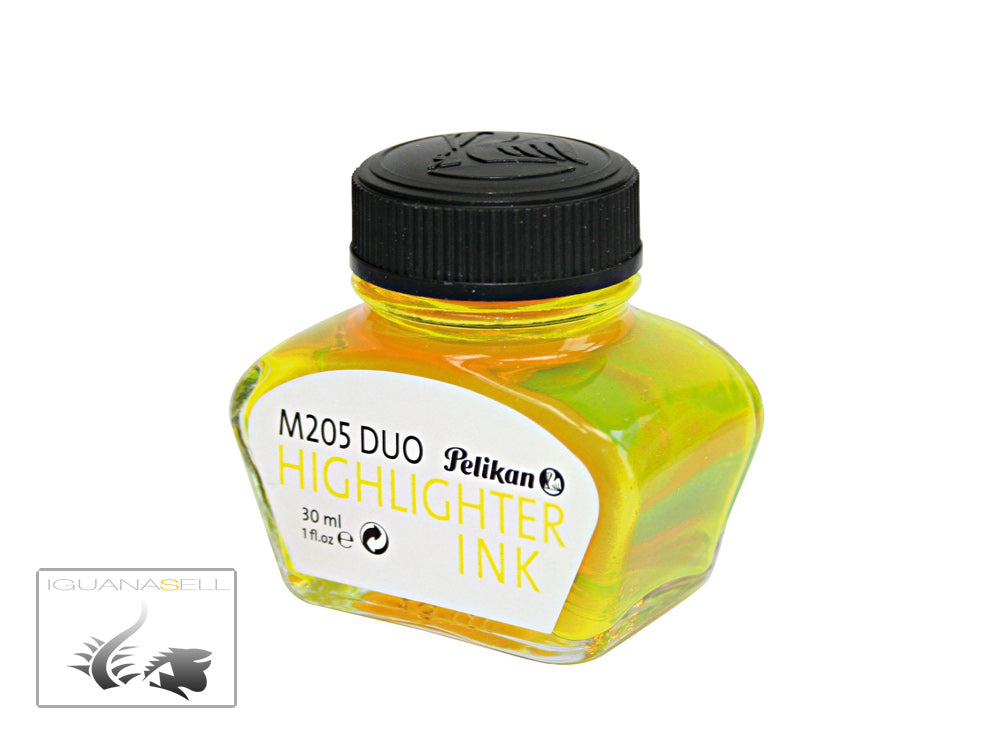 Pelikan Ink Bottle, for M205, 30ml., Fluorescent yellow, Crystal