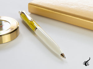 Stylo à bille Pelikan K400, écaille de tortue, garniture dorée, 935379