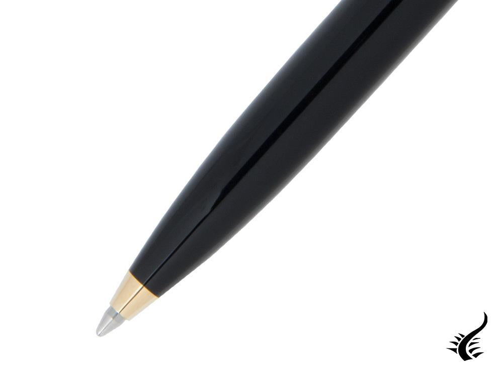 Stylo à bille Pelikan K600, noir et bleu, finition dorée, 988378