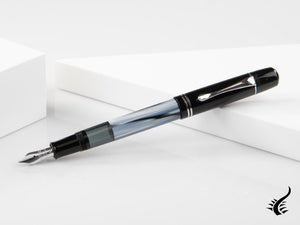 Pelikan M101N Grey-Blue Fountain Pen, Cellulose, Special Edition, 811613