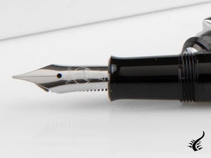 Pelikan M215 Fountain Pen, Black, Chrome trim, 948281