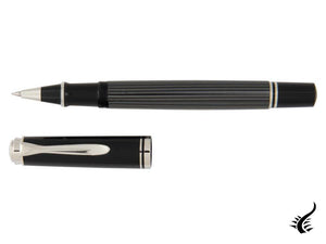 Pelikan R405 Stresemann Rollerball pen, Grey, Resin, Palladium trim, 803915