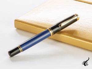 Pelikan Rollerball Pen Souverän R400, Black/Blue, 997502