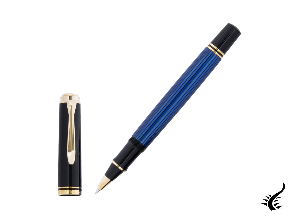 Pelikan Rollerball Pen Souverän R400, Black/Blue, 997502