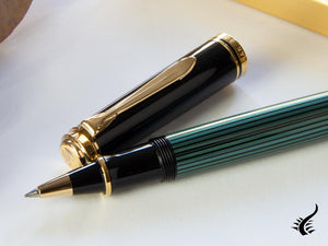 Pelikan Stylo roller Souverän R600, noir et vert, 997569