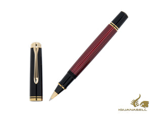 Pelikan Stylo roller Souverän R600, noir et rouge, 928721