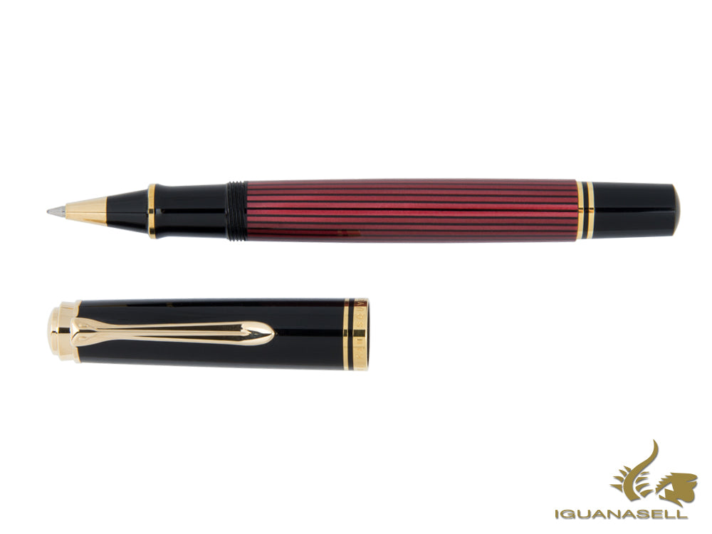 Pelikan Rollerball Pen Souverän R600, Black and Red, 928721