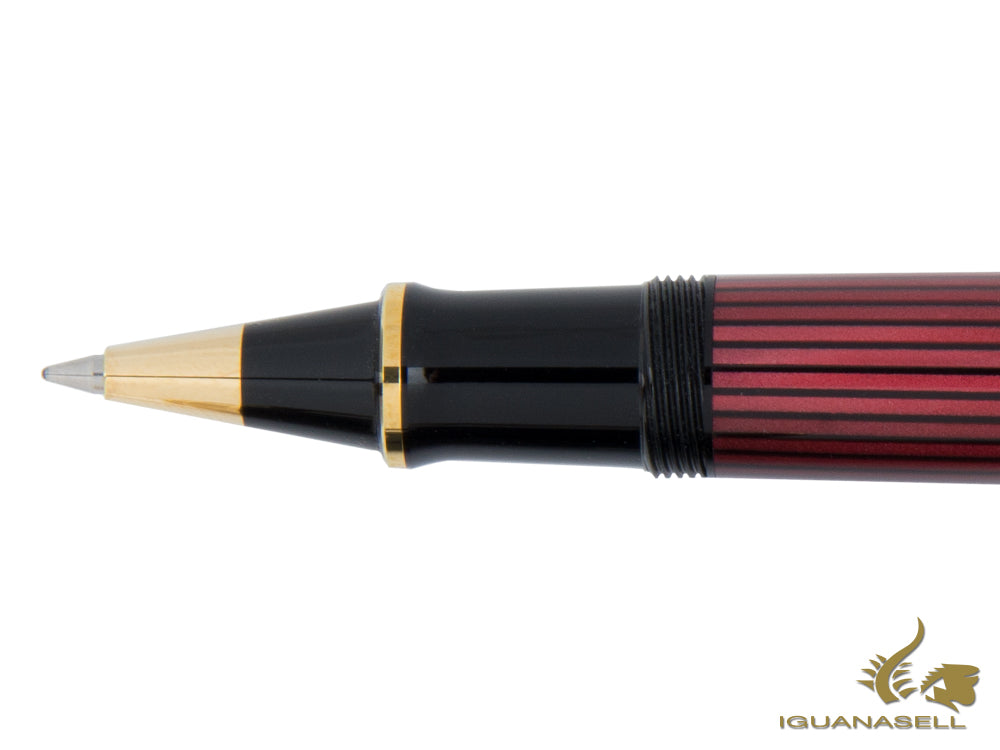 Pelikan Stylo roller Souverän R600, noir et rouge, 928721
