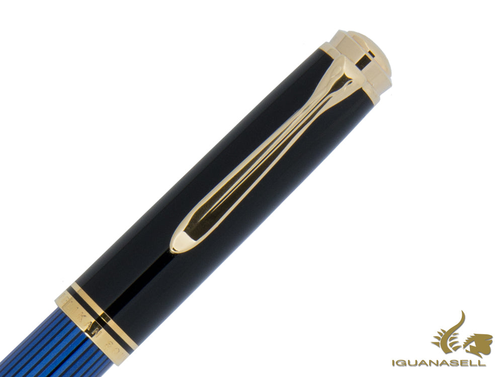 Pelikan Rollerball Pen Souverän R800, Black and Blue, 997668