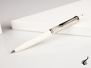 Stylo à bille Pelikan Souveran 405 Argent-Blanc, Édition spéciale, 815499KIT