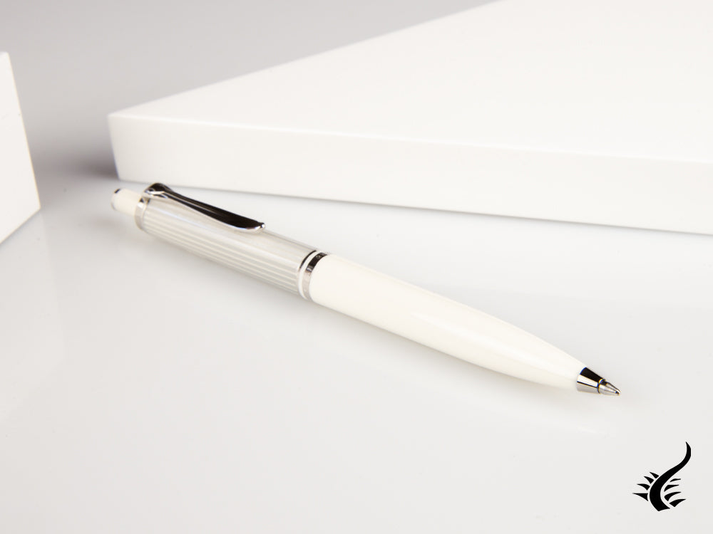 Pelikan Souveran 405 Silver-White Ballpoint pen, Special Ed., 815499KIT