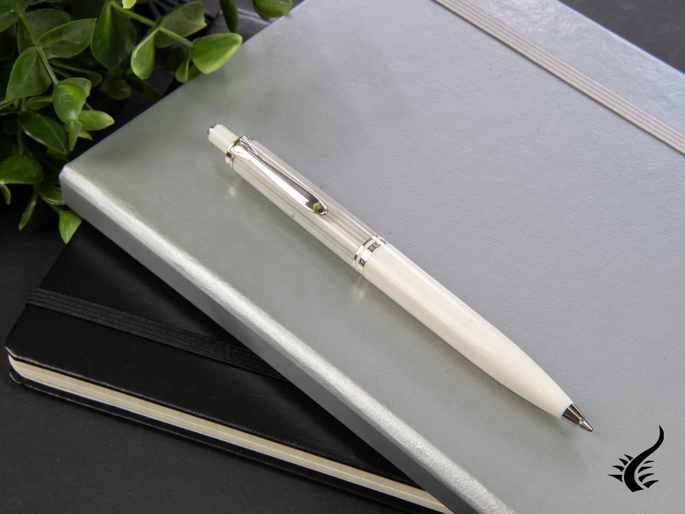 Pelikan Souveran 405 Silver-White Ballpoint pen, Special Ed., 815499KIT