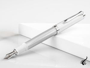 Stylo plume Pelikan Souveran 405 argent-blanc, édition spéciale, 815529