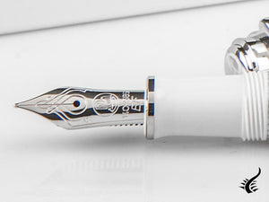 Stylo plume Pelikan Souveran 405 argent-blanc, édition spéciale, 815529