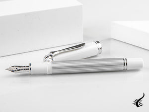 Pelikan Souveran 405 Silver-White Fountain Pen, Special Ed., 815529