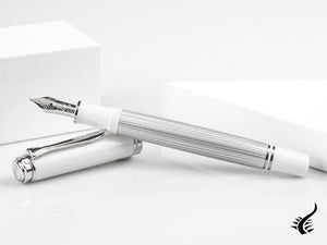 Pelikan Souveran 405 Silver-White Fountain Pen, Special Ed., 815529