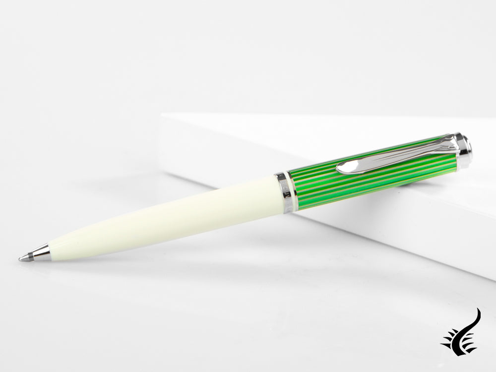 Stylo à bille Pelikan Souveran M605 Vert-Blanc, Édition spéciale, 818223