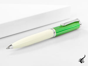 Stylo à bille Pelikan Souveran M605 Vert-Blanc, Édition spéciale, 818223