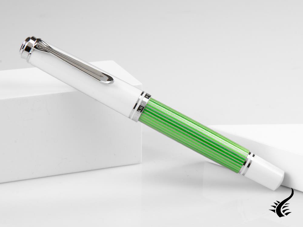 Pelikan Souveran M605 Green-White Fountain Pen, Special edition, 818209